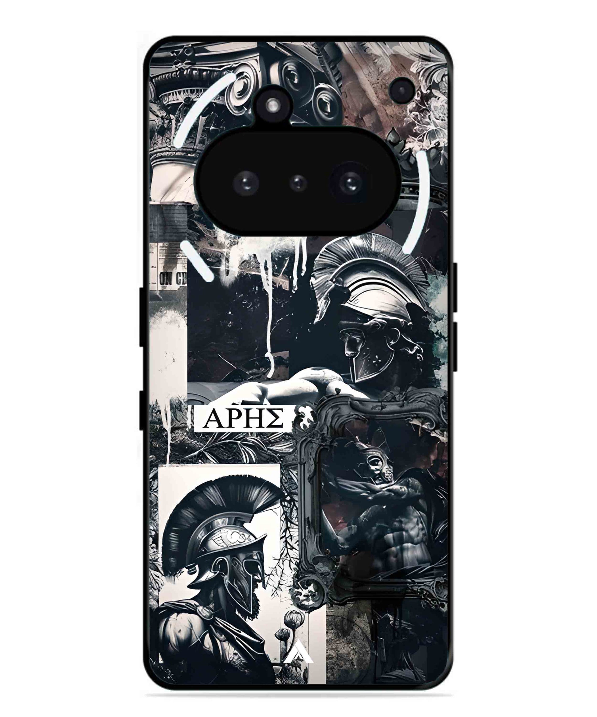 Greek Mindset Metal Back Cover Phone Case for Nothing Phone 3a
