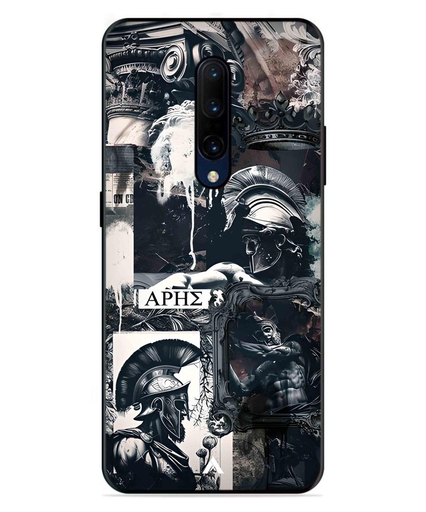 Greek Mindset Metal Back Cover Phone Case for Oneplus 7 Pro