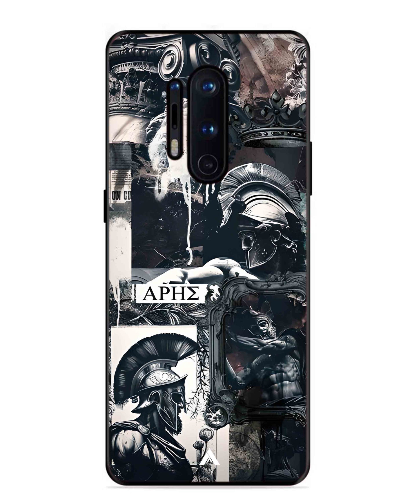 Greek Mindset Metal Back Cover Phone Case for Oneplus 8 Pro