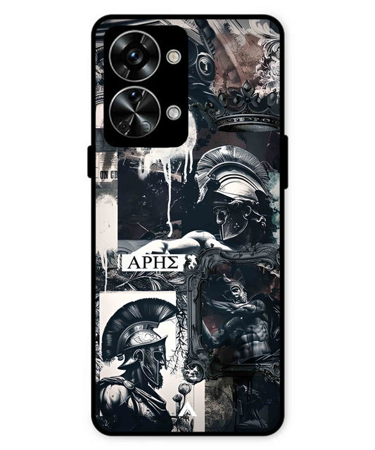 Greek Mindset Metal Back Cover Phone Case for Oneplus Nord 2T