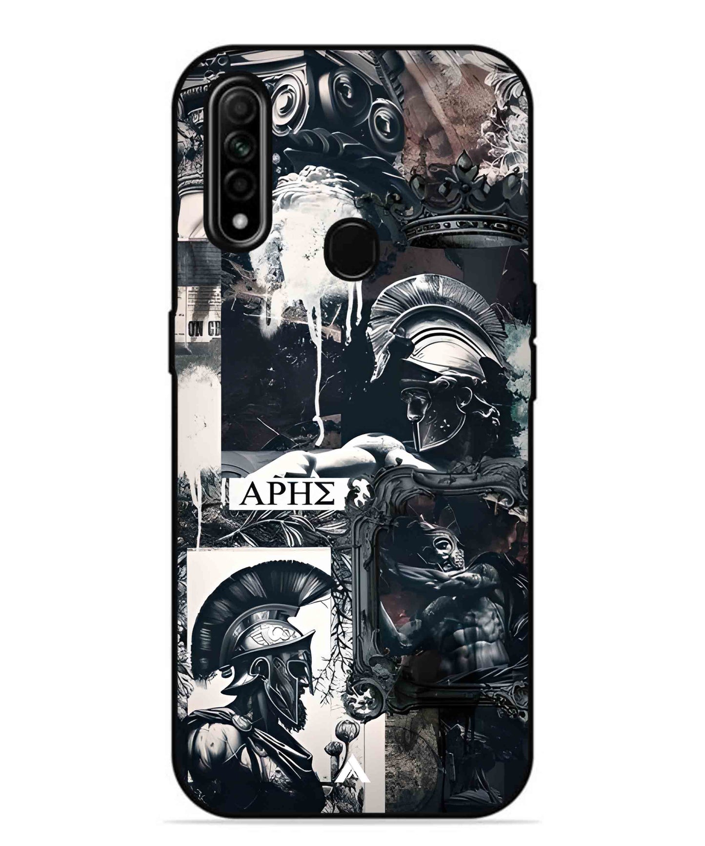 Greek Mindset Metal Back Cover Phone Case for Oppo A31