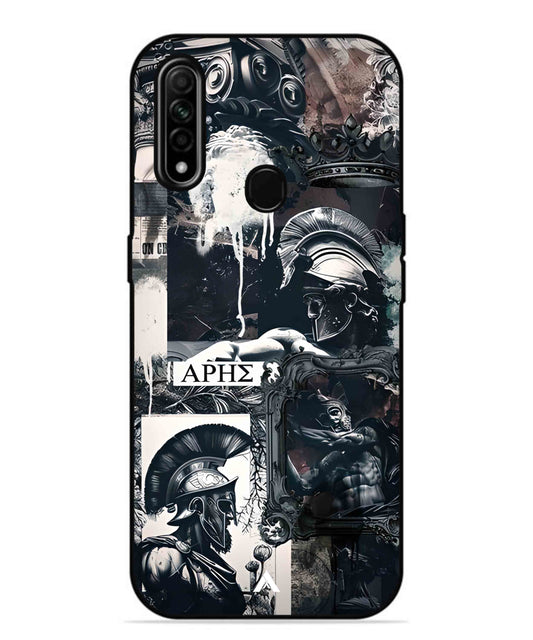 Greek Mindset Metal Back Cover Phone Case for Oppo A31