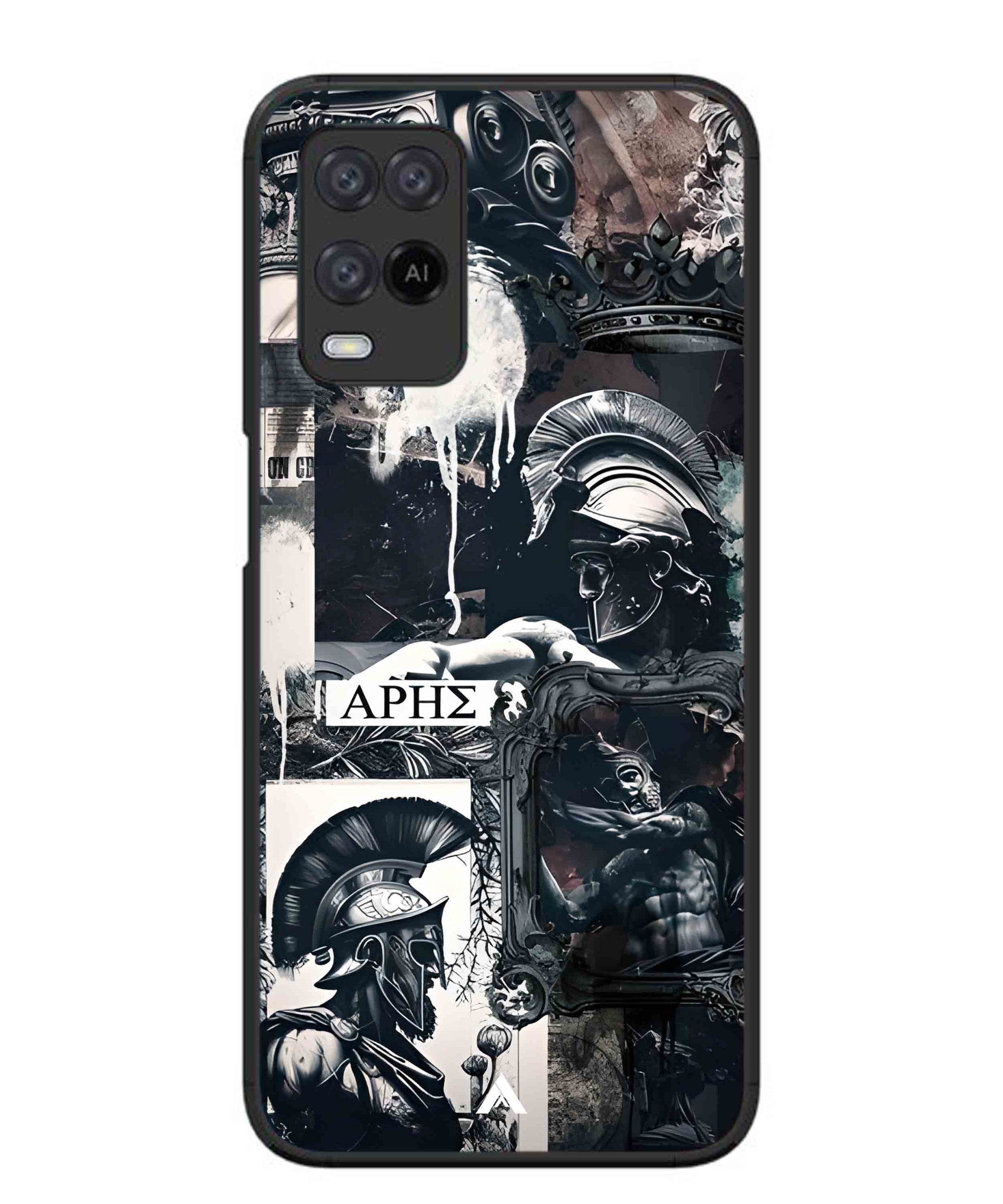Greek Mindset Metal Back Cover Phone Case for Oppo A54