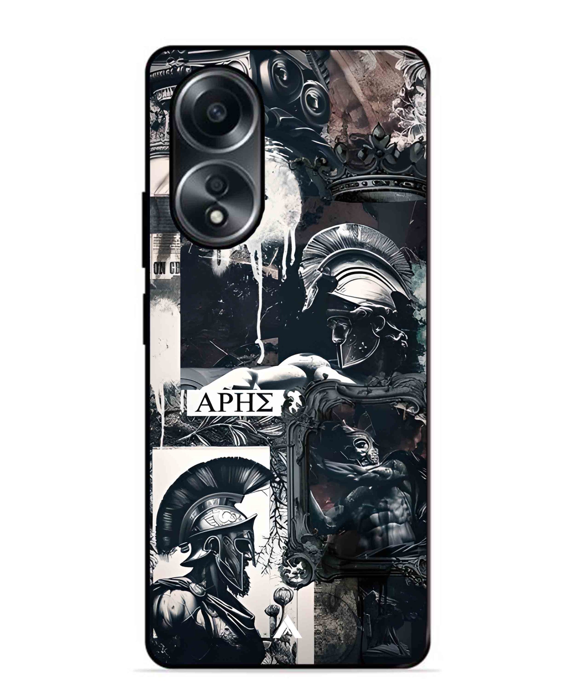 Greek Mindset Metal Back Cover Phone Case for Oppo A58