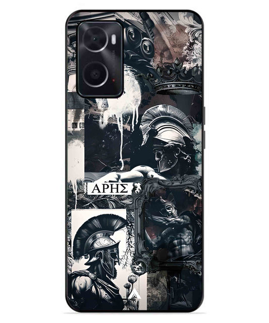 Greek Mindset Metal Back Cover Phone Case for Oppo A76