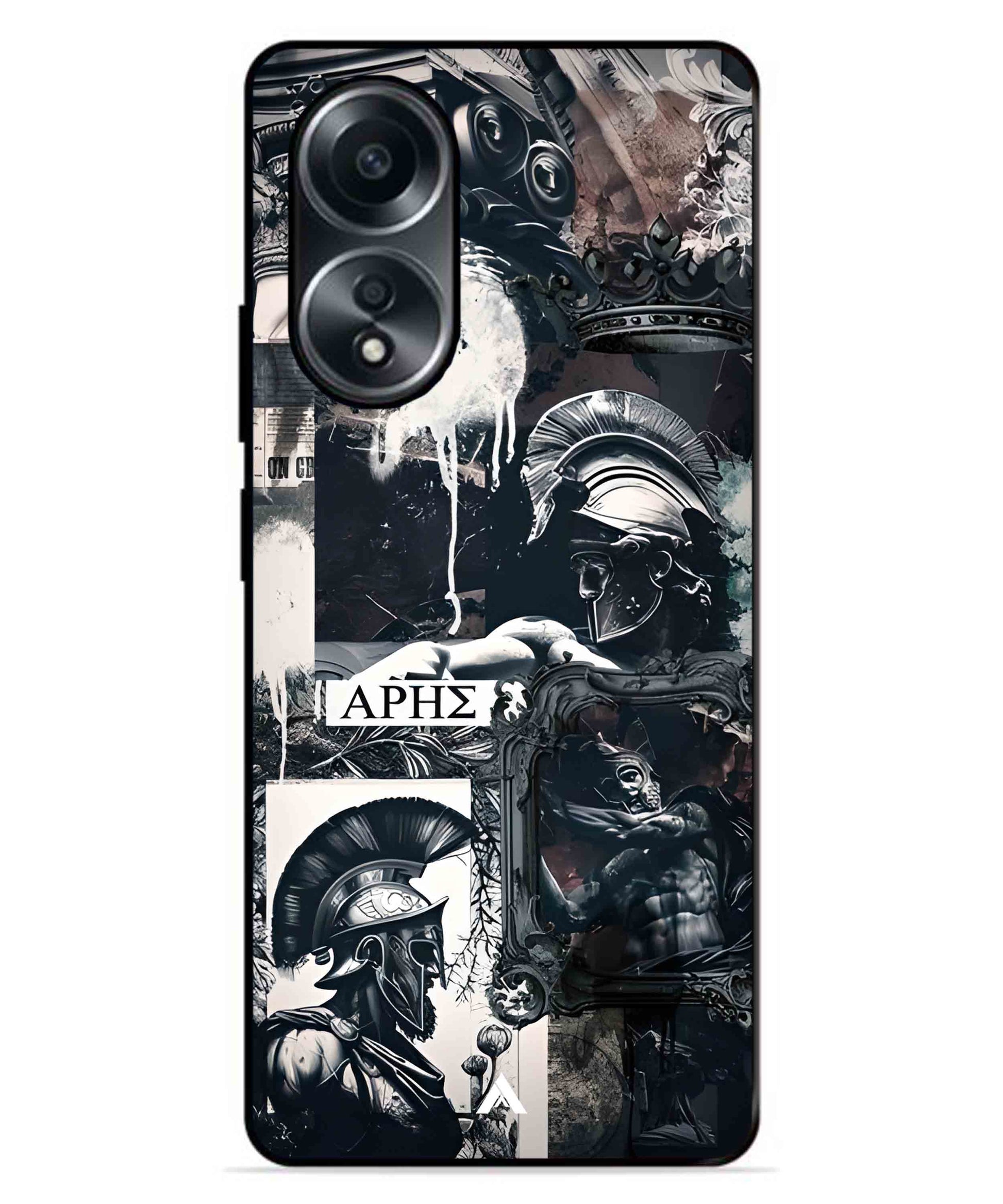 Greek Mindset Metal Back Cover Phone Case for Oppo A78