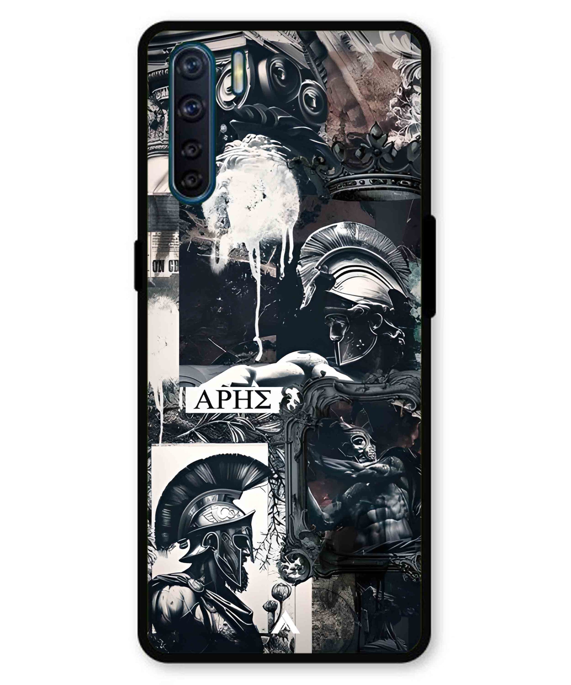 Greek Mindset Metal Back Cover Phone Case for Oppo A91