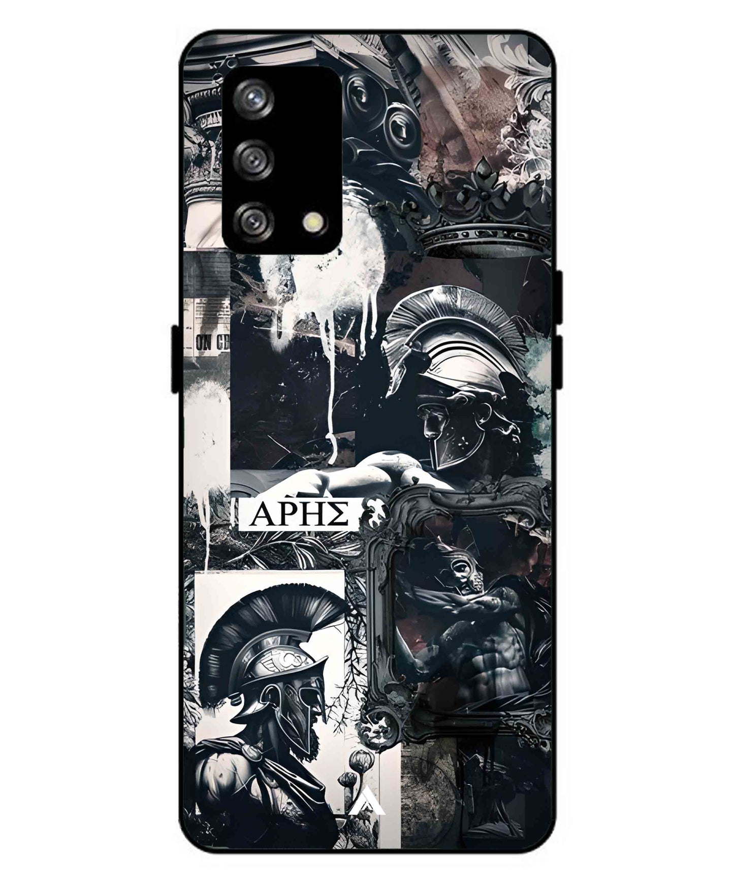 Greek Mindset Metal Back Cover Phone Case for Oppo A93