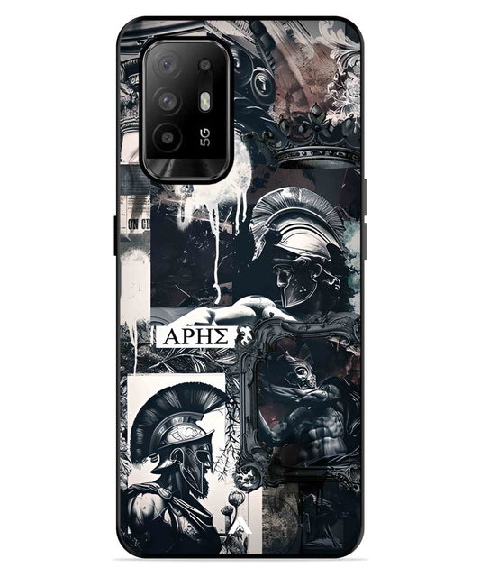 Greek Mindset Metal Back Cover Phone Case for Oppo F19 Pro Plus