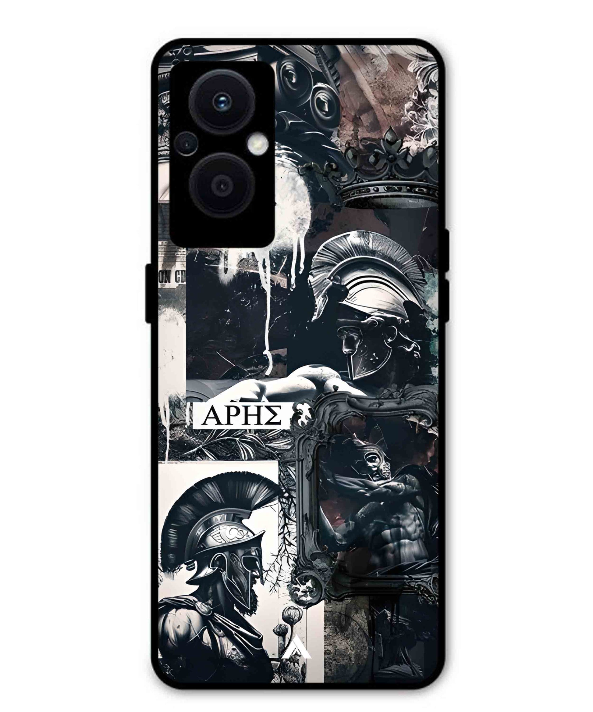 Greek Mindset Metal Back Cover Phone Case for Oppo F21 Pro 5G