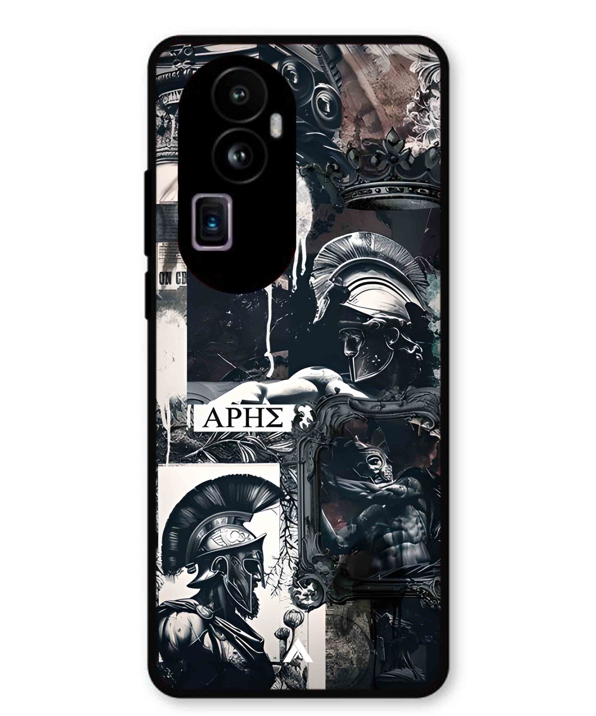 Greek Mindset Metal Back Cover Phone Case for Oppo Reno 10 Pro Plus
