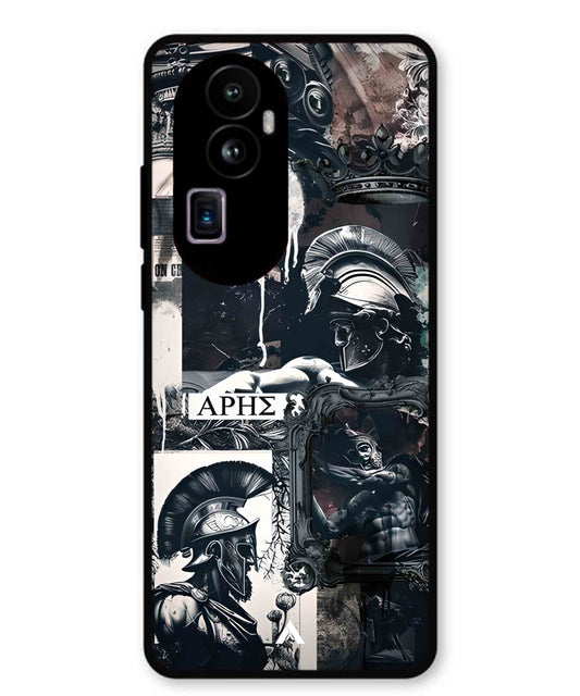 Greek Mindset Metal Back Cover Phone Case for Oppo Reno 10 Pro Plus