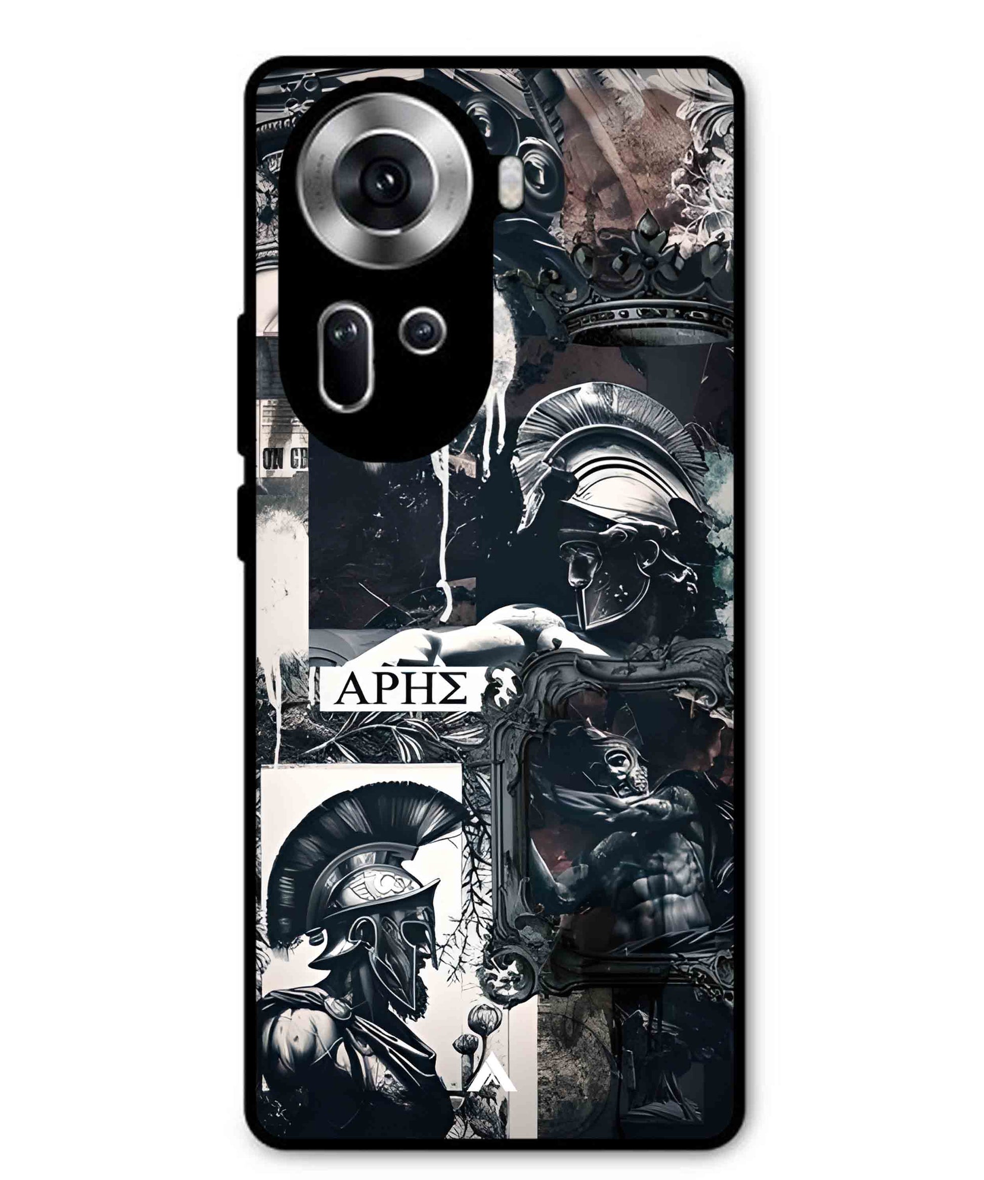 Greek Mindset Metal Back Cover Phone Case for Oppo Reno 11
