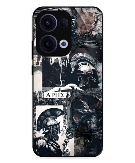 Greek Mindset Metal Back Cover Phone Case for Oppo Reno 13