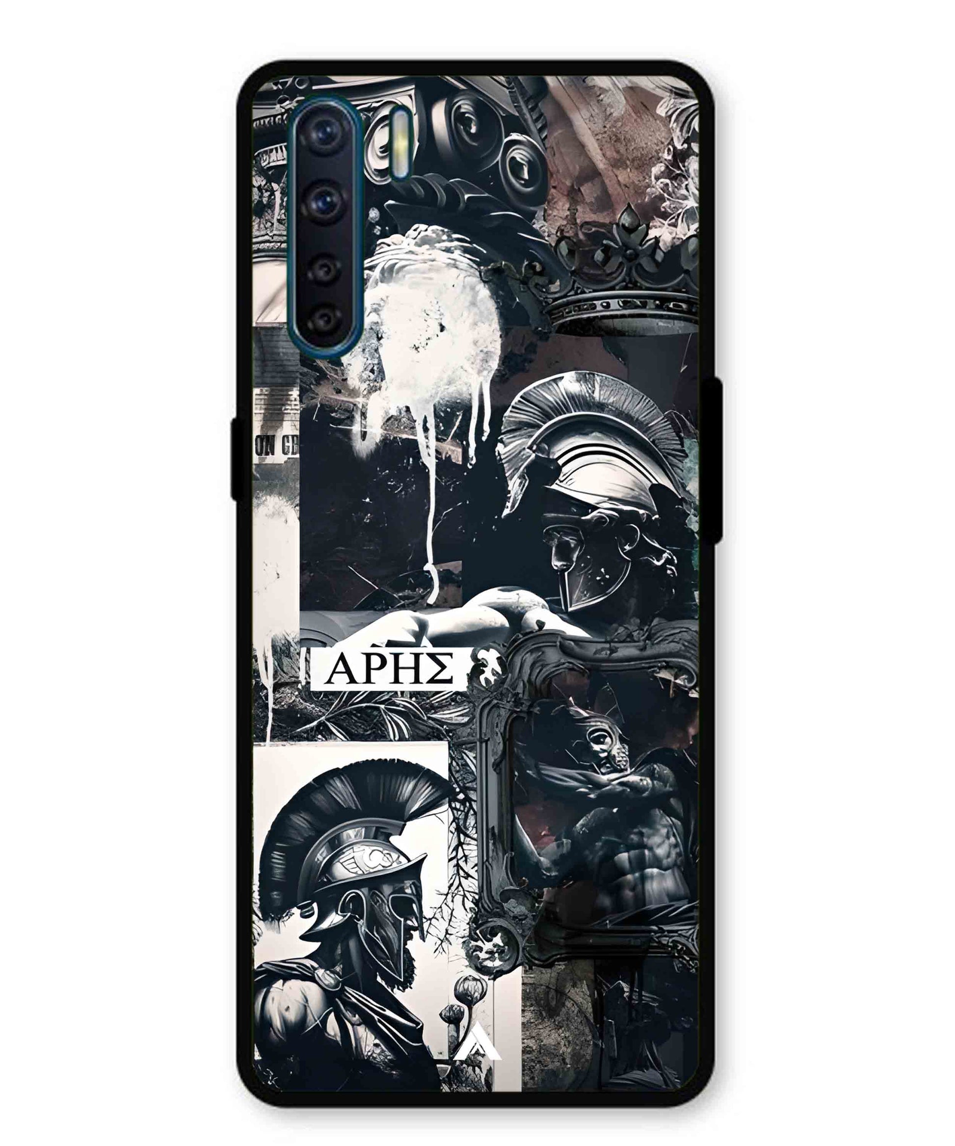 Greek Mindset Metal Back Cover Phone Case for Oppo Reno 3
