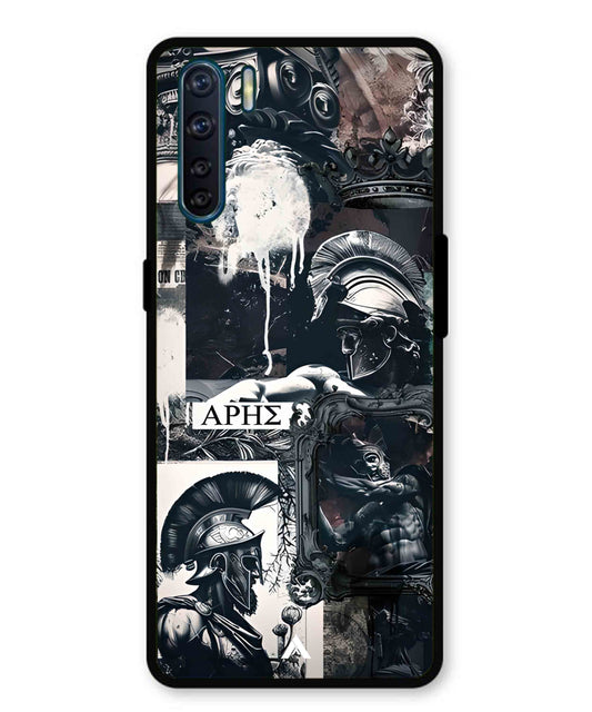 Greek Mindset Metal Back Cover Phone Case for Oppo Reno 3