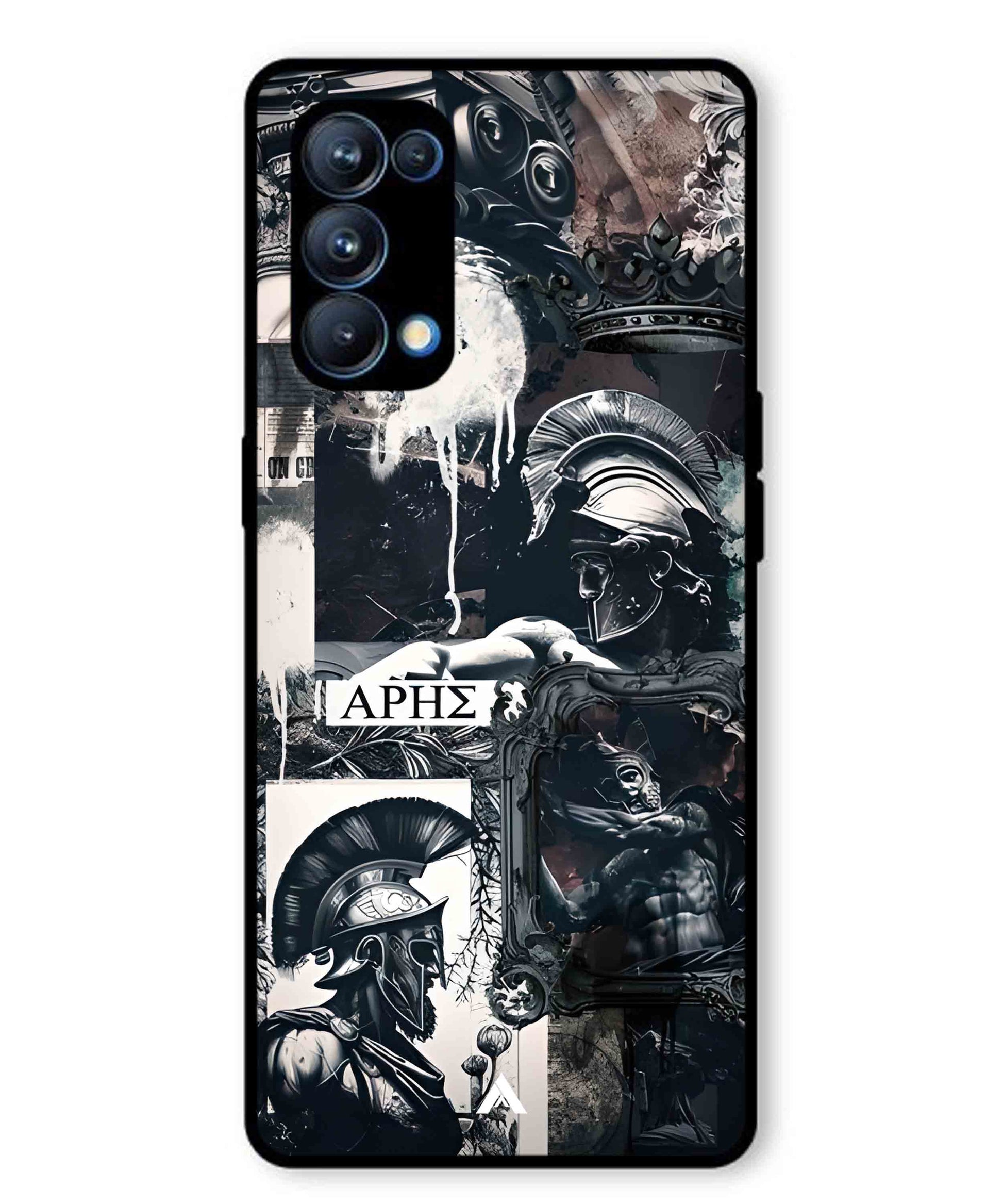 Greek Mindset Metal Back Cover Phone Case for Oppo Reno 5 Pro