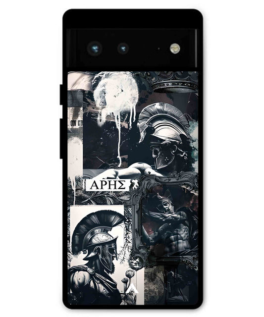 Greek Mindset Metal Back Cover Phone Case for Pixel 6A