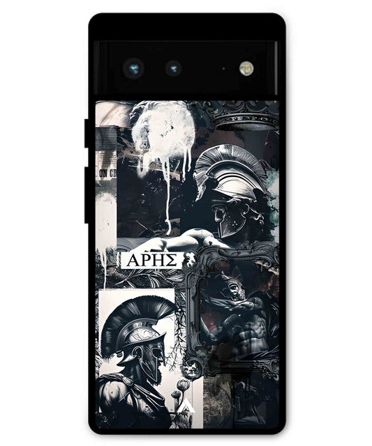 Greek Mindset Metal Back Cover Phone Case for Pixel 6 Pro
