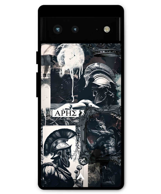 Greek Mindset Metal Back Cover Phone Case for Pixel 7