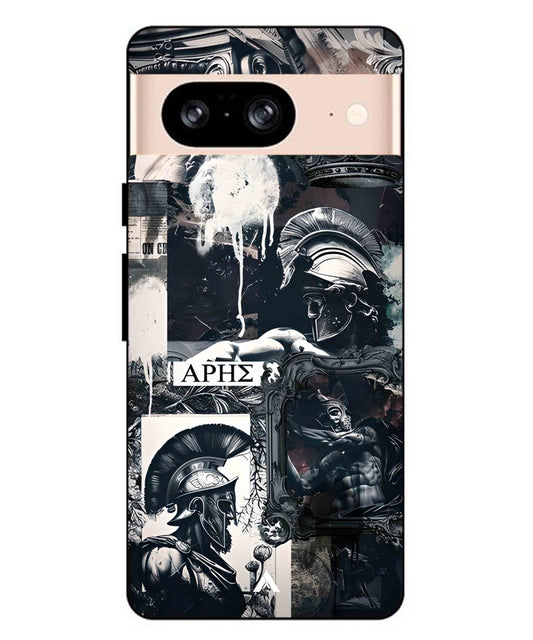 Greek Mindset Metal Back Cover Phone Case for Pixel 8