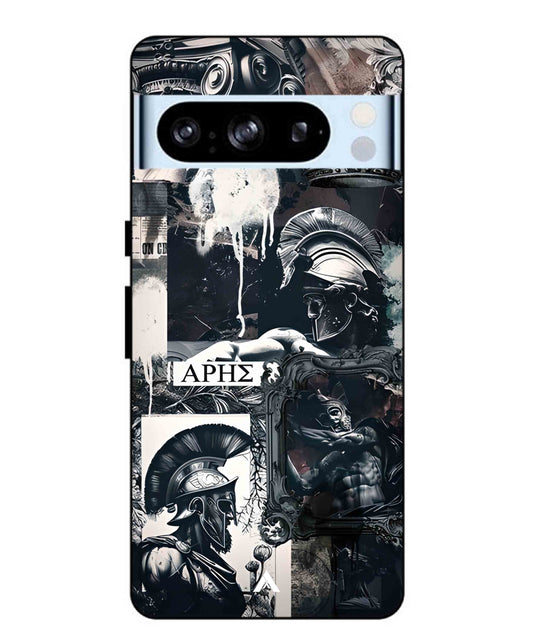 Greek Mindset Metal Back Cover Phone Case for Pixel 8 Pro