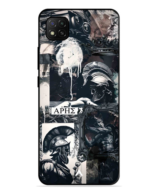 Greek Mindset Metal Back Cover Phone Case for Poco C31