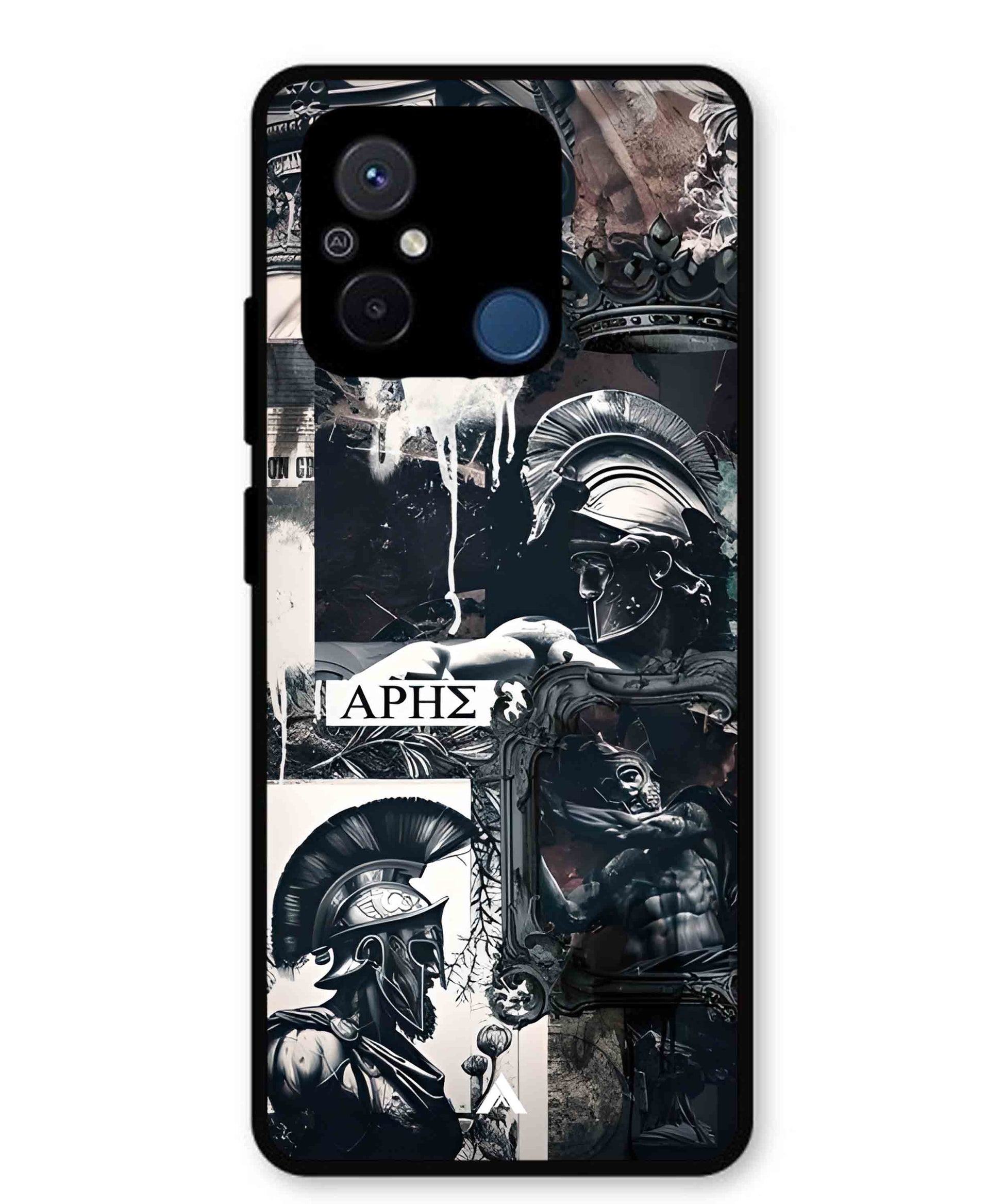 Greek Mindset Metal Back Cover Phone Case for Poco C55
