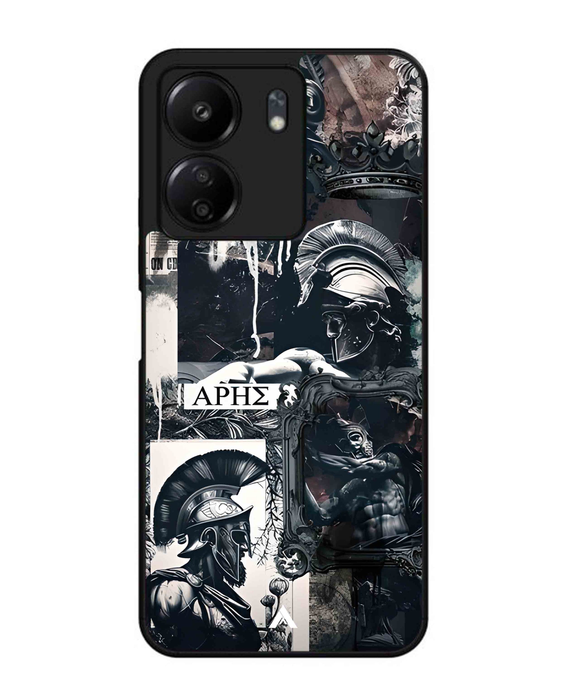 Greek Mindset Metal Back Cover Phone Case for Poco C65