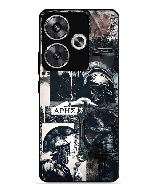 Greek Mindset Metal Back Cover Phone Case for Poco F6
