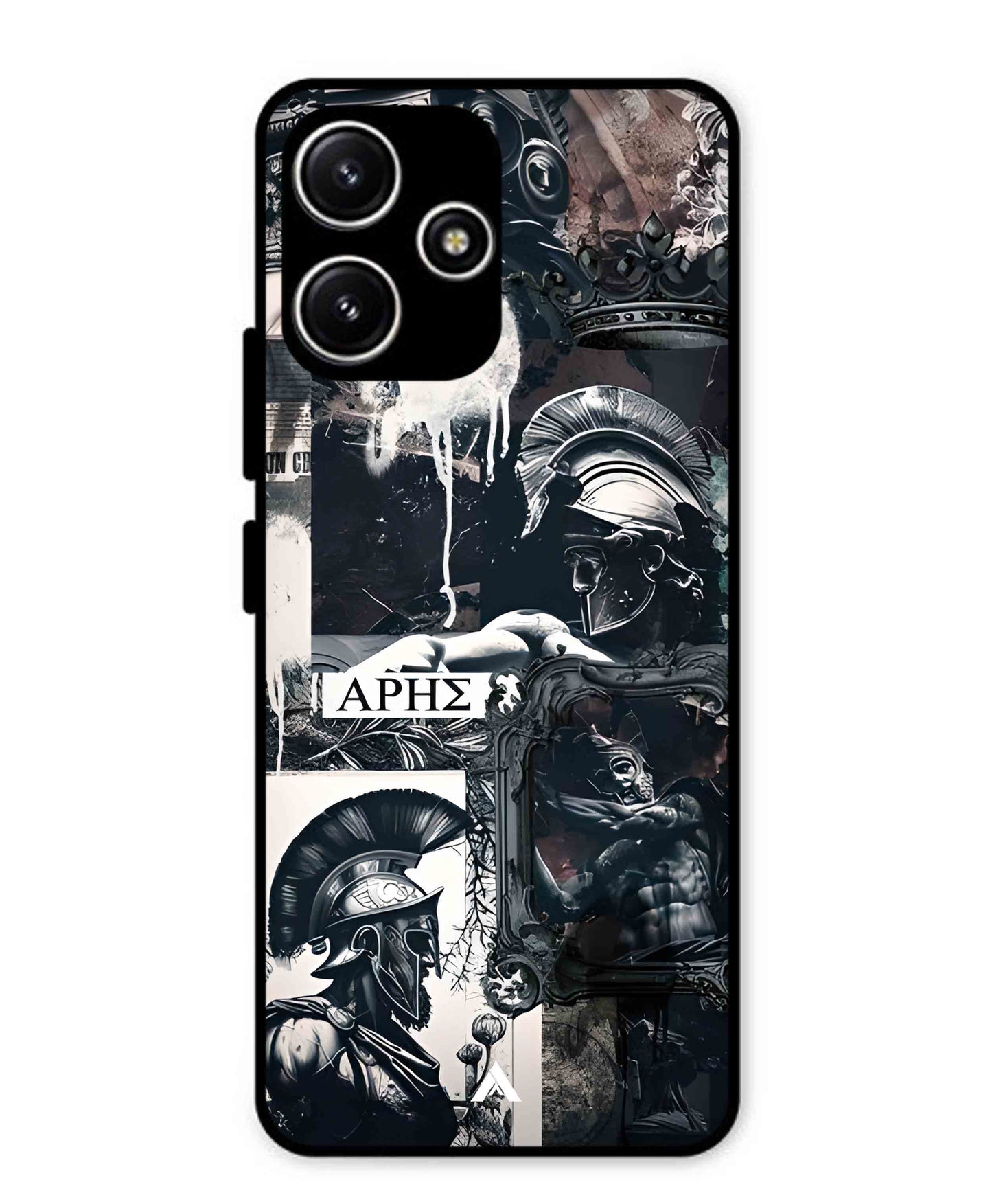 Greek Mindset Metal Back Cover Phone Case for Poco M6 Pro
