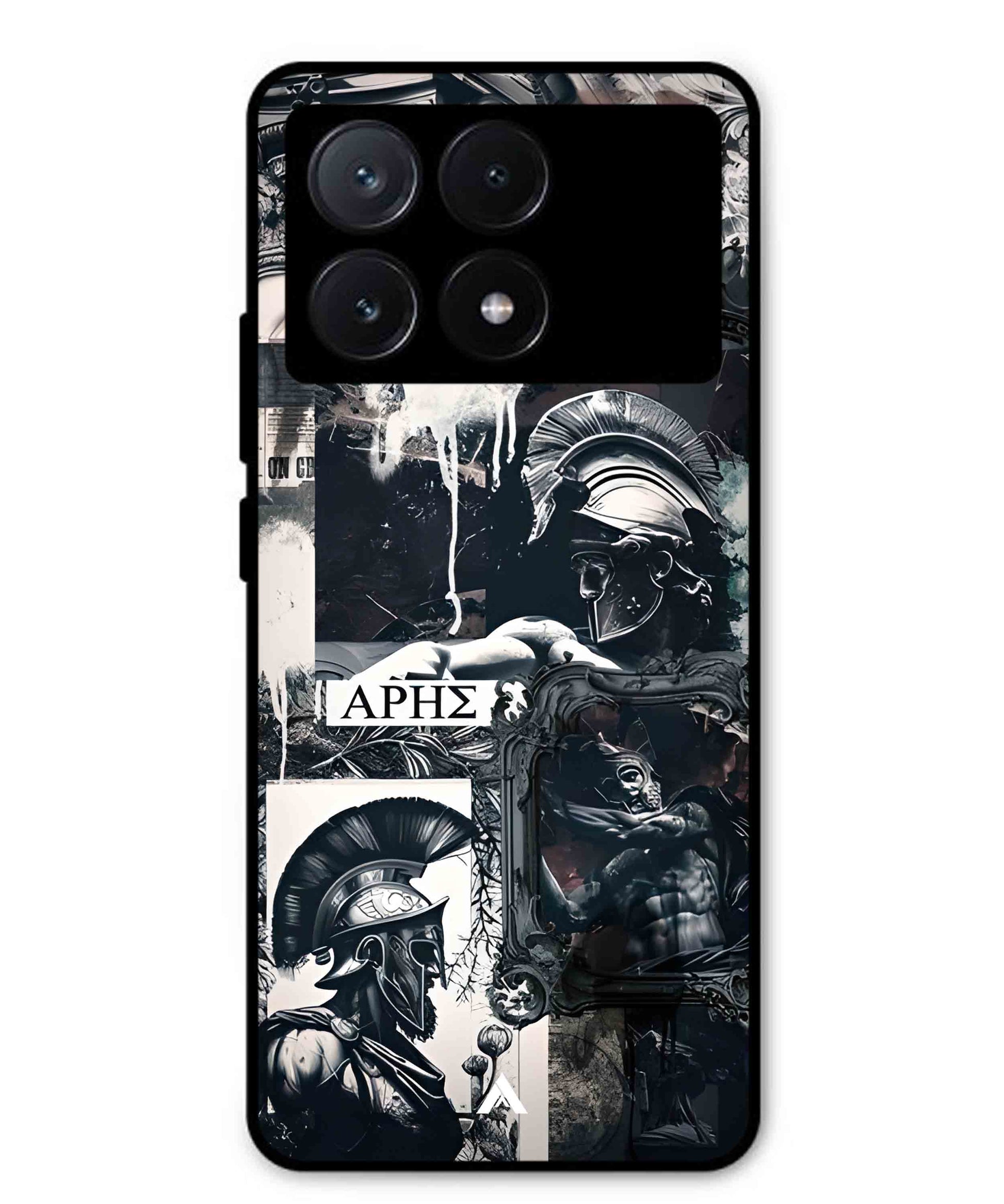 Greek Mindset Metal Back Cover Phone Case for Poco X6 Pro
