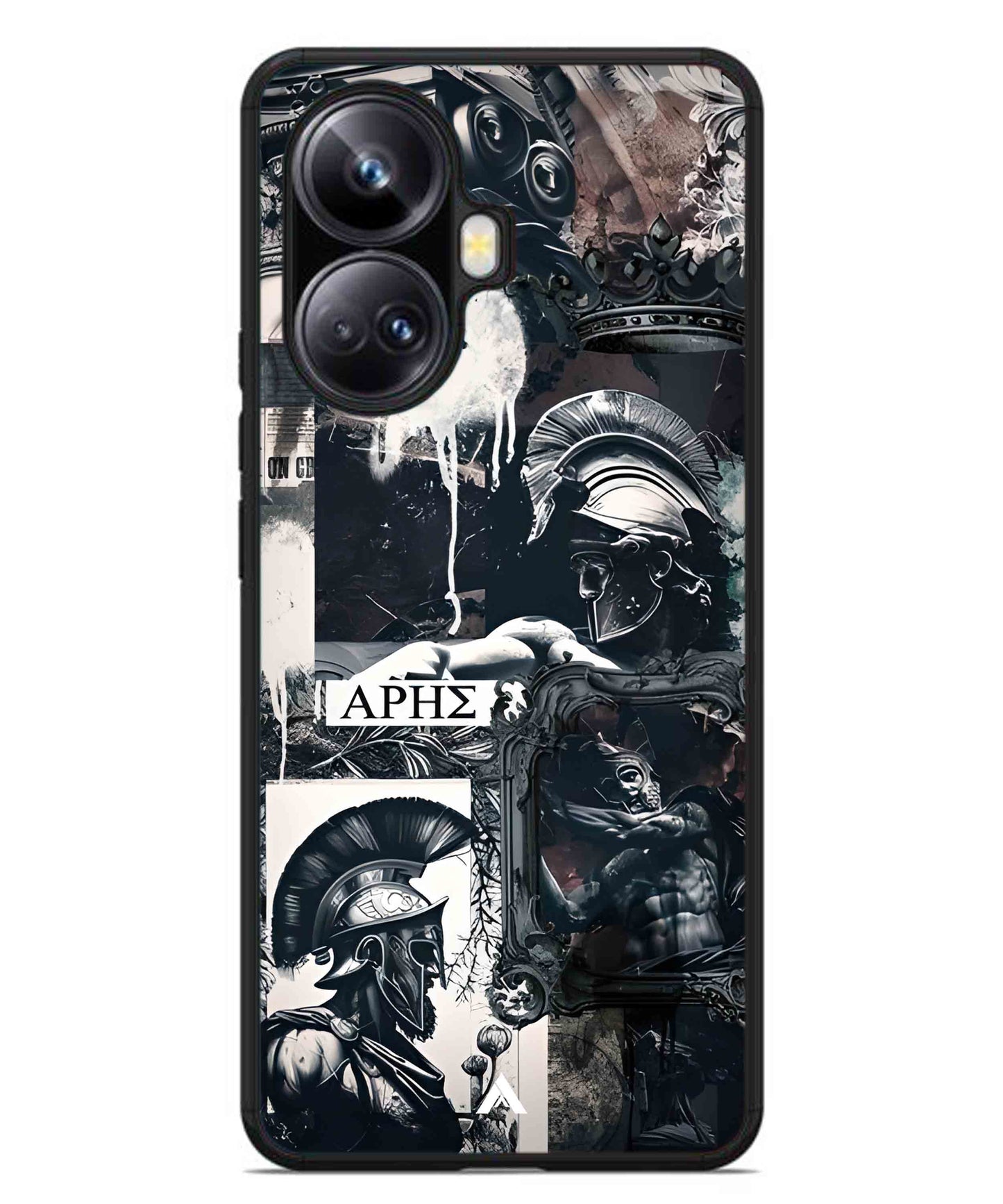 Greek Mindset Metal Back Cover Phone Case for Realme 10 Pro Plus