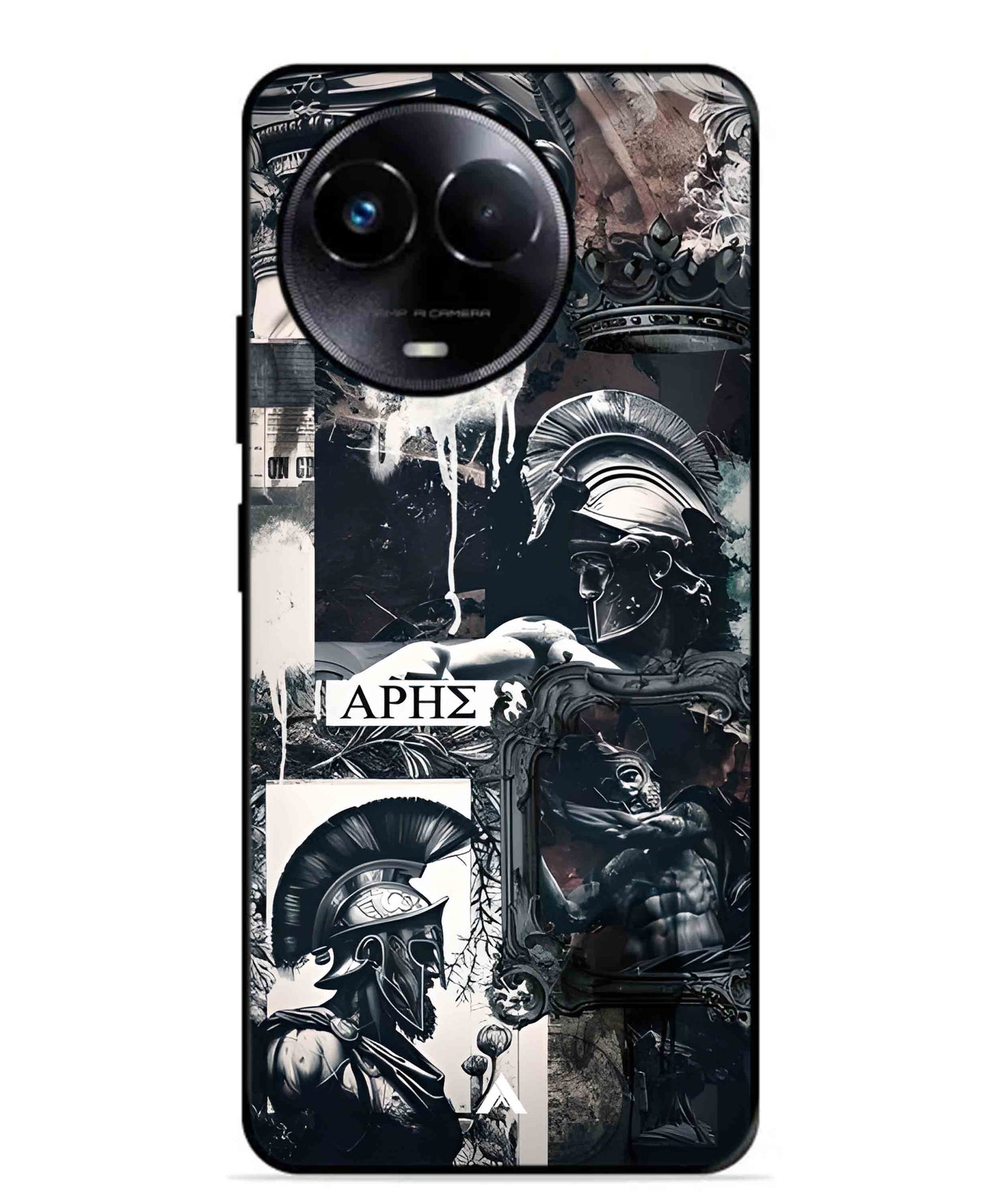 Greek Mindset Metal Back Cover Phone Case for Realme 11X