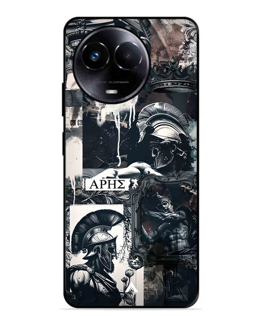 Greek Mindset Metal Back Cover Phone Case for Realme 11X