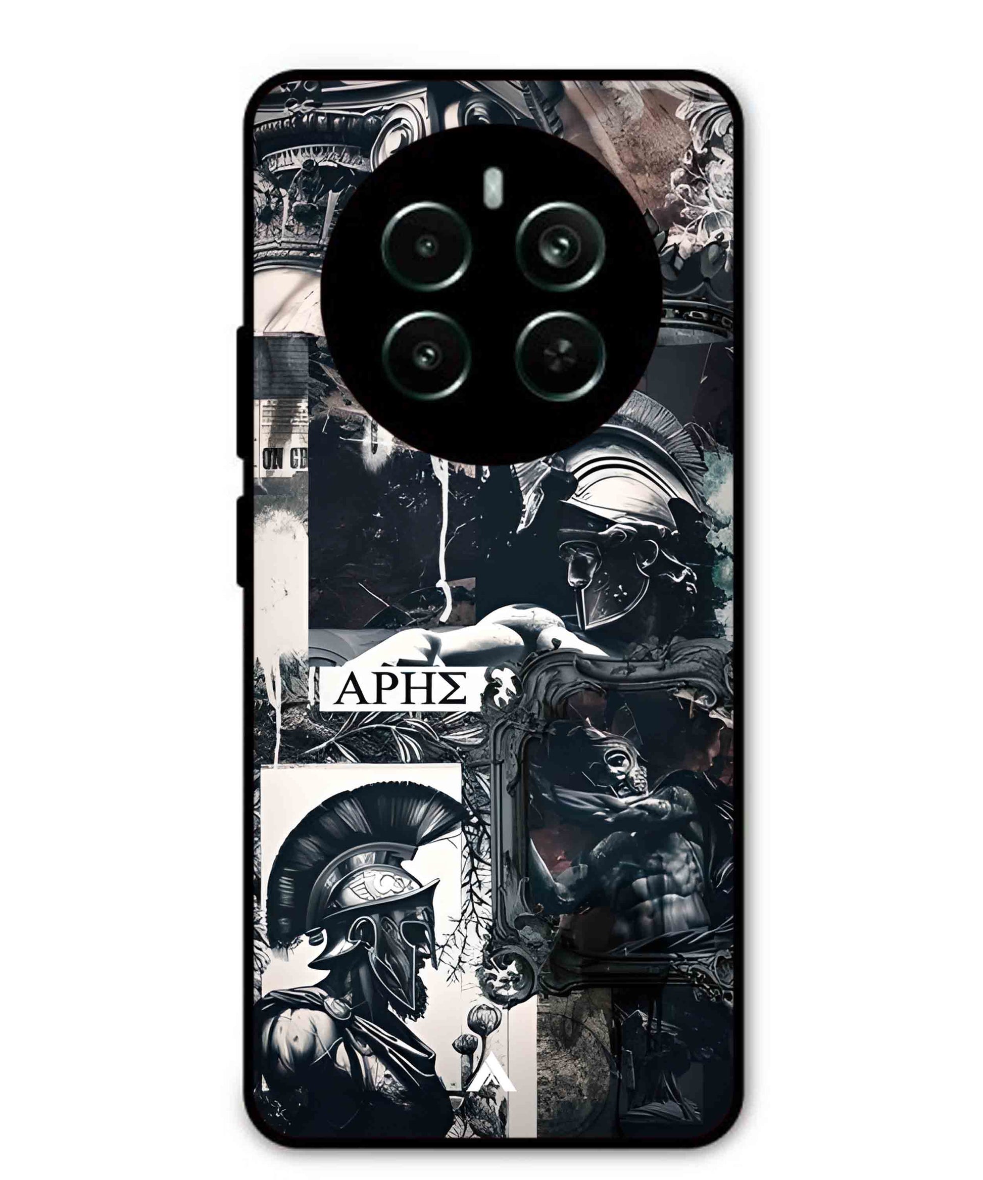 Greek Mindset Metal Back Cover Phone Case for Realme 12 Plus