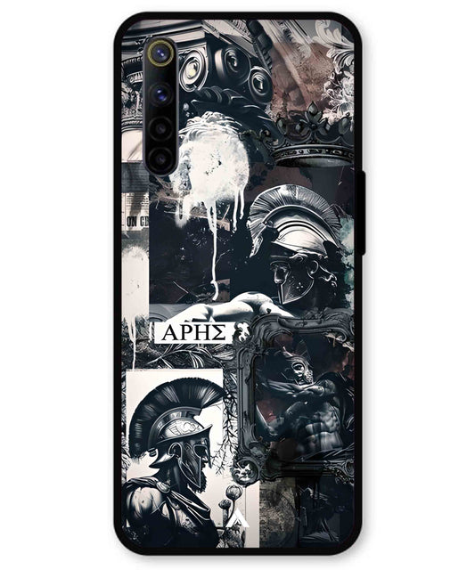 Greek Mindset Metal Back Cover Phone Case for Realme 6i