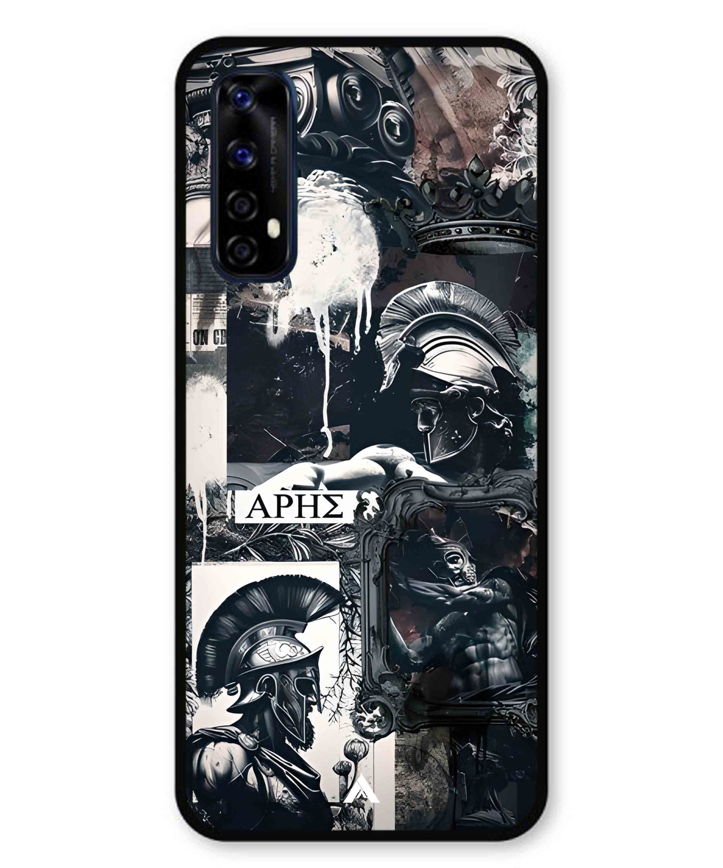 Greek Mindset Metal Back Cover Phone Case for Realme 7