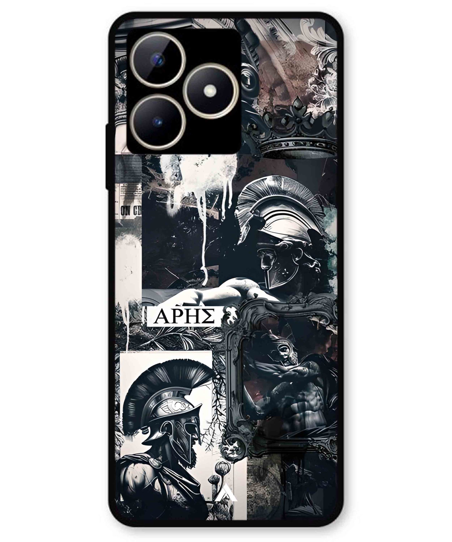 Greek Mindset Metal Back Cover Phone Case for Realme C51
