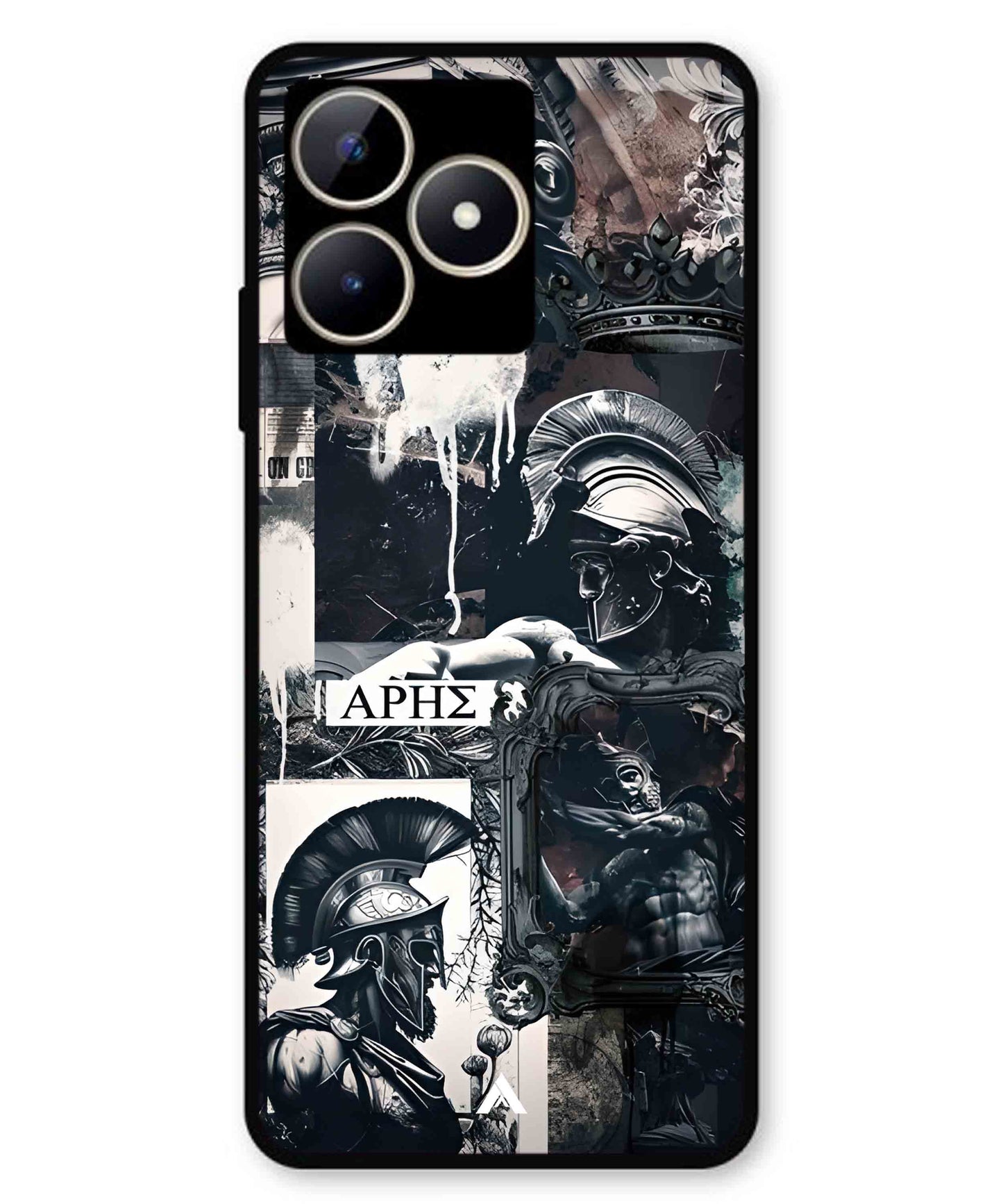 Greek Mindset Metal Back Cover Phone Case for Realme C53