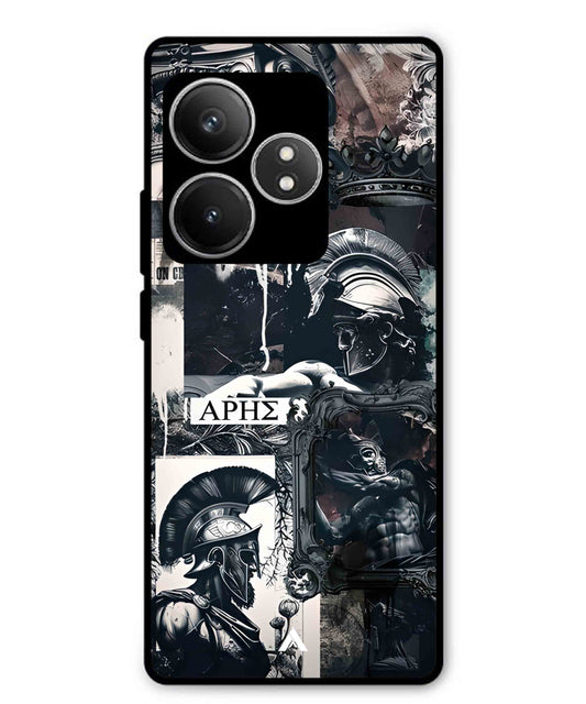 Greek Mindset Metal Back Cover Phone Case for Realme GT 6T