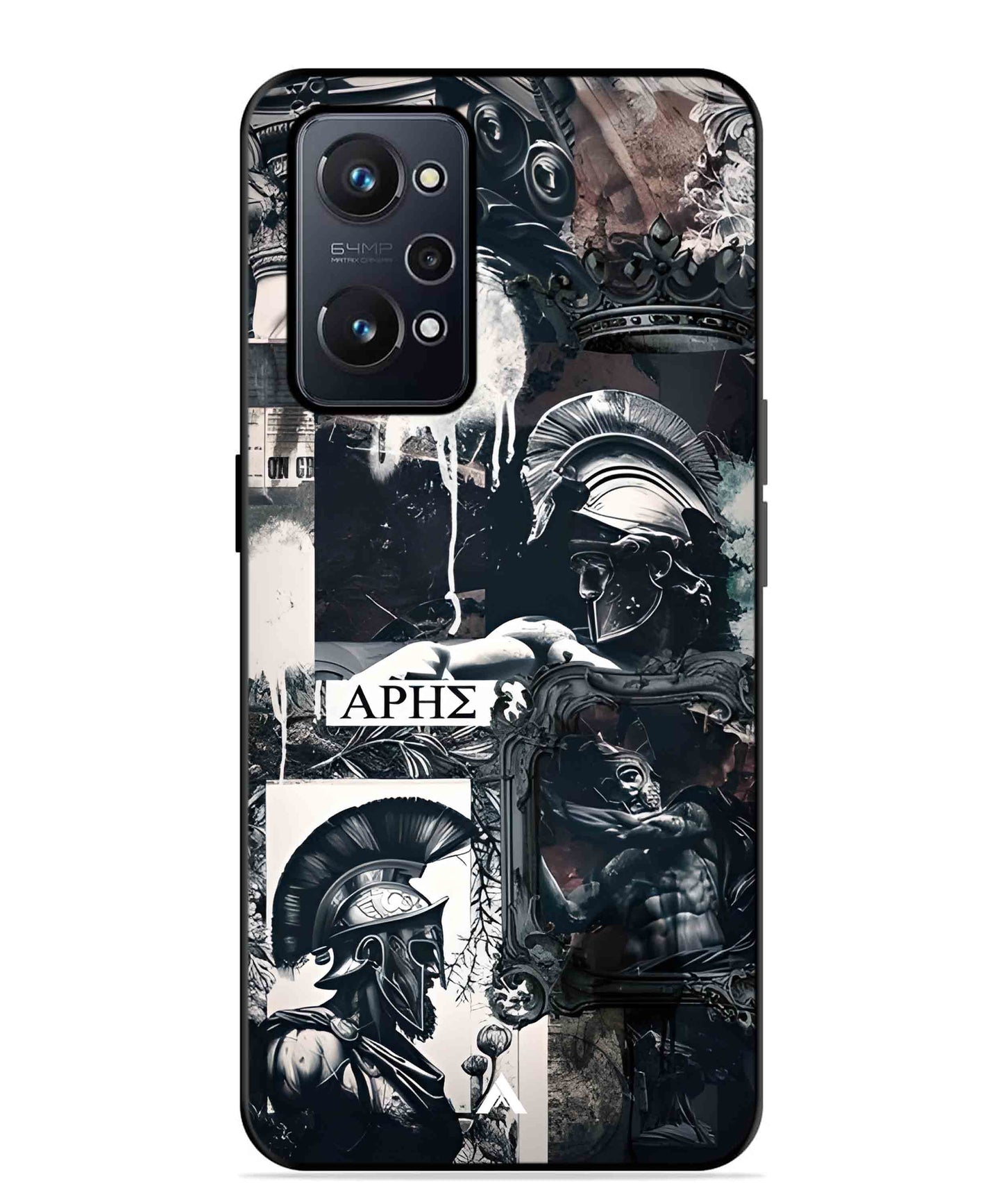 Greek Mindset Metal Back Cover Phone Case for Realme GT Neo 2