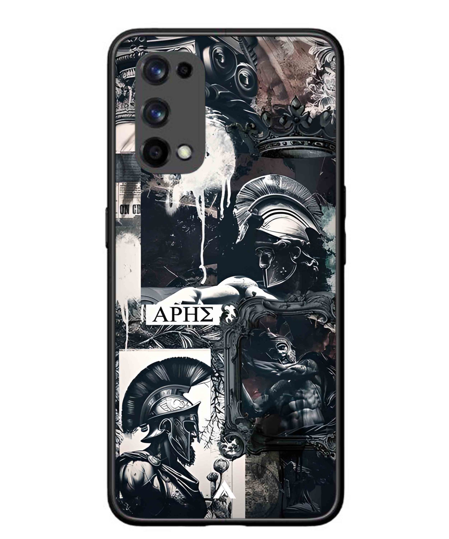 Greek Mindset Metal Back Cover Phone Case for Realme X7 Pro
