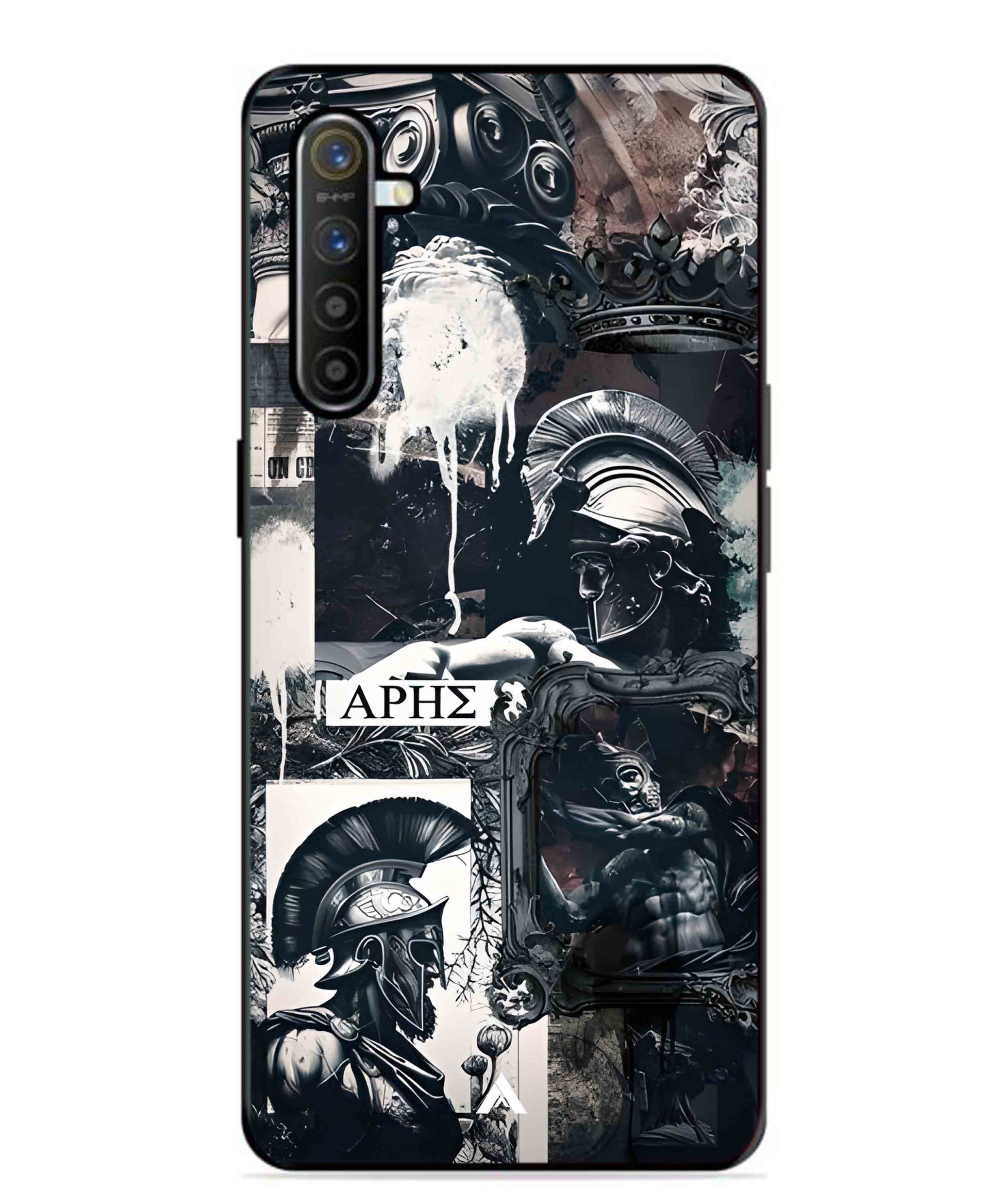 Greek Mindset Metal Back Cover Phone Case for Realme XT