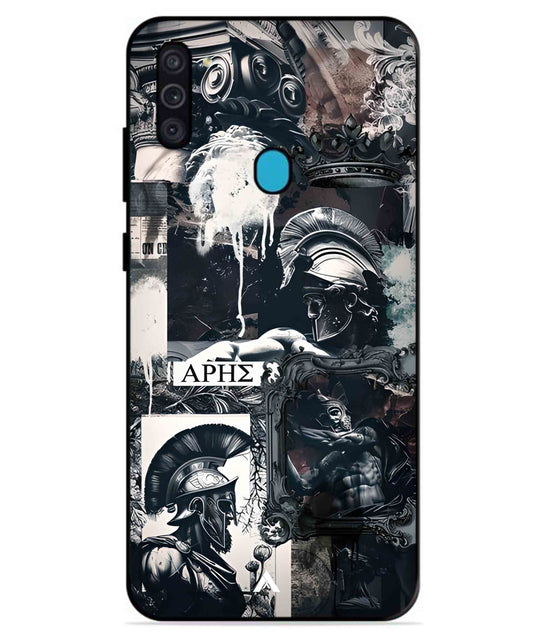 Greek Mindset Metal Back Cover Phone Case for Samsung Galaxy A11