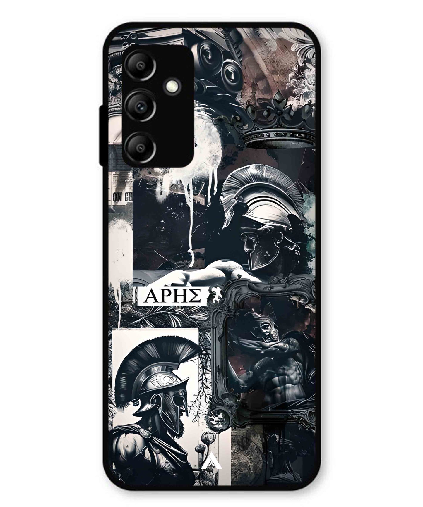 Greek Mindset Metal Back Cover Phone Case for Samsung Galaxy A14 5G