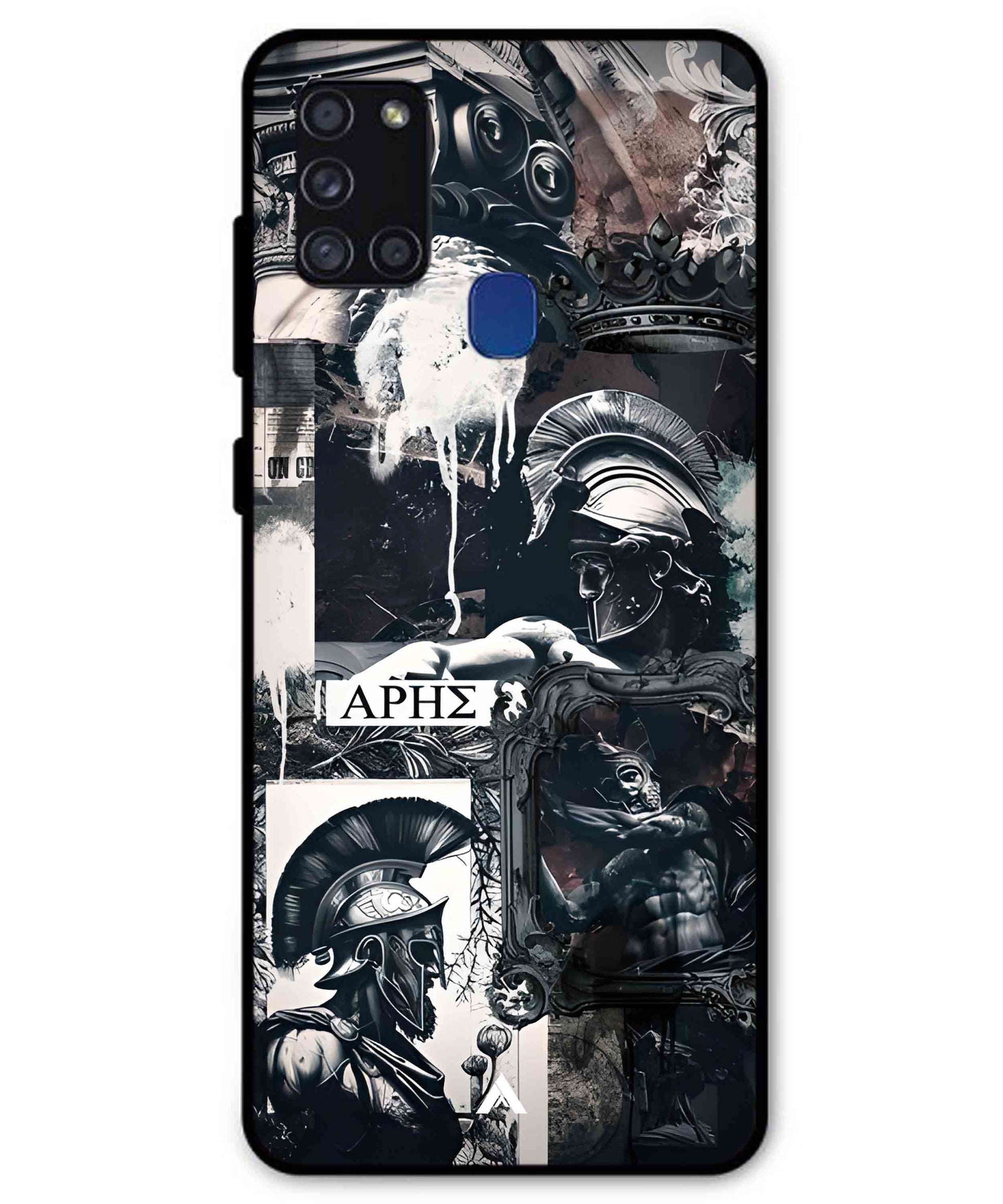 Greek Mindset Metal Back Cover Phone Case for Samsung Galaxy A21s