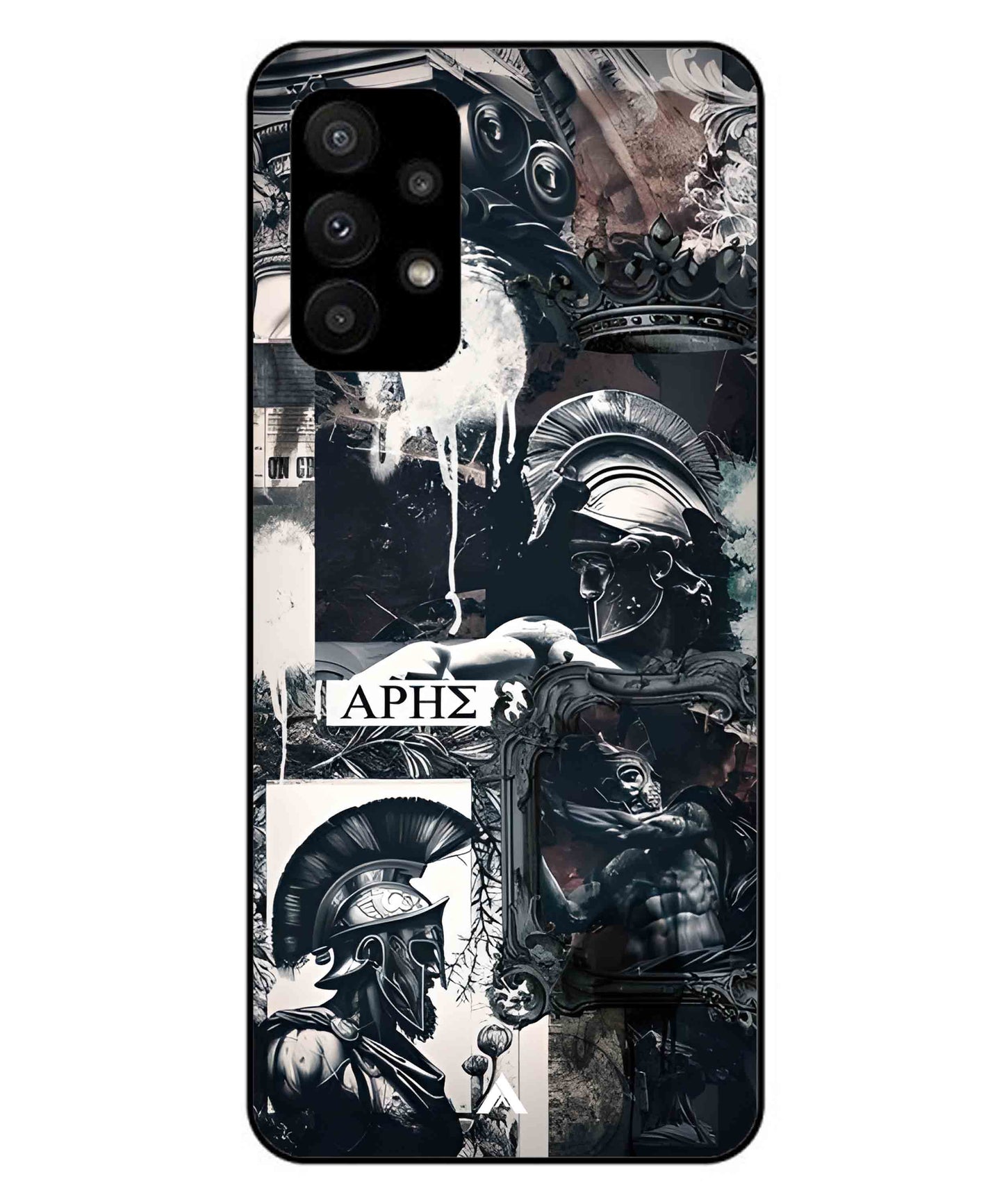 Greek Mindset Metal Back Cover Phone Case for Samsung Galaxy A23 5G