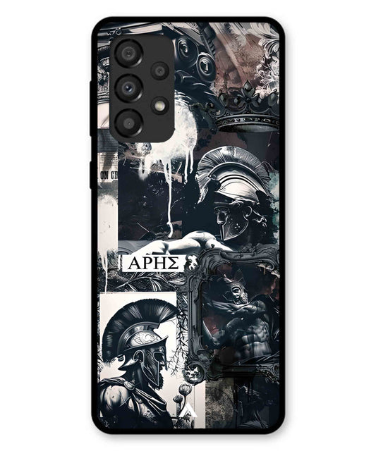Greek Mindset Metal Back Cover Phone Case for Samsung Galaxy A33 5G