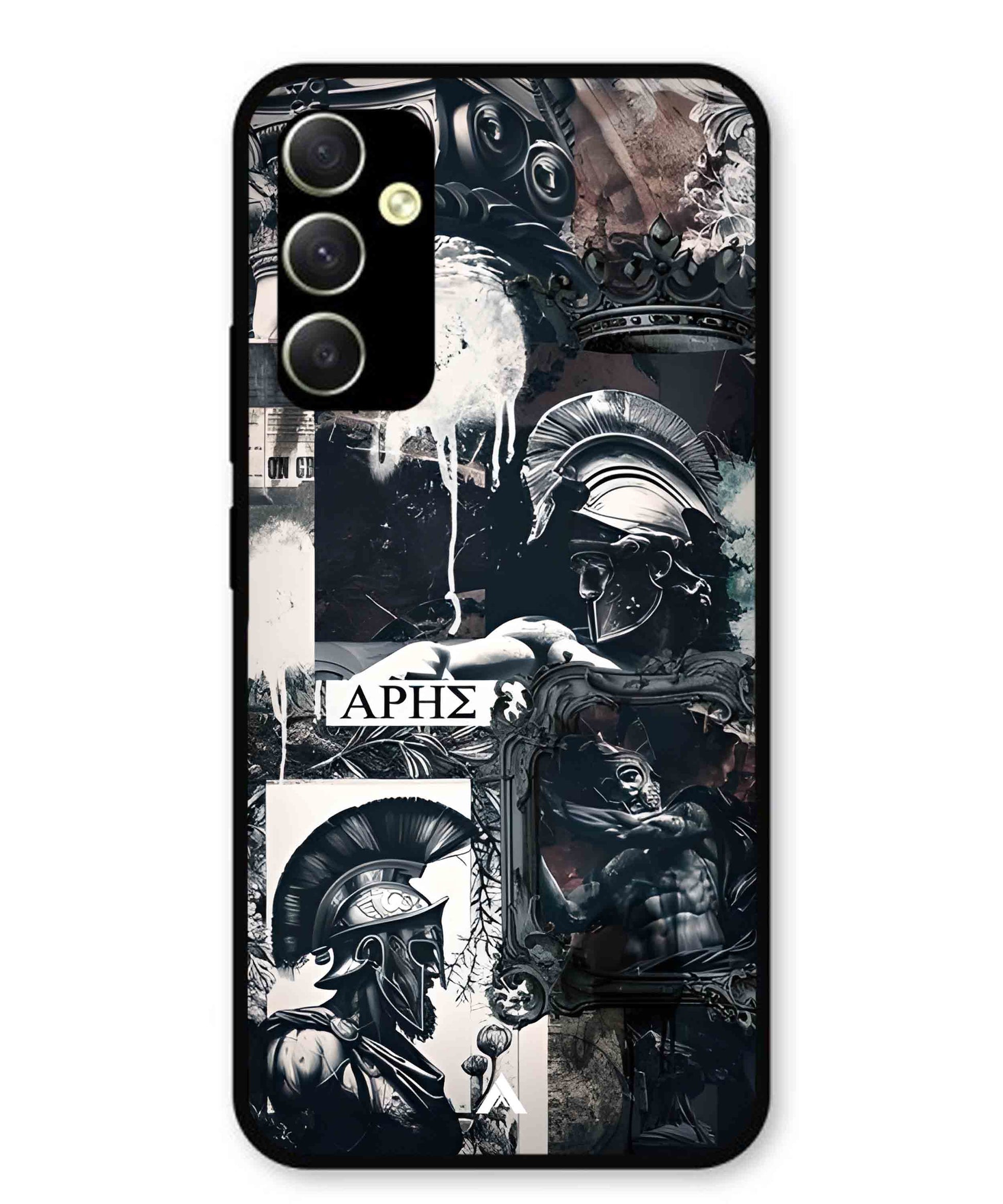 Greek Mindset Metal Back Cover Phone Case for Samsung Galaxy A34 5G